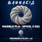 Bannacis Marble PLA - Spool (1 kg) — Preorder